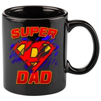 Super Dad Ripped Logo 11oz C Handle Ceramic Mug
