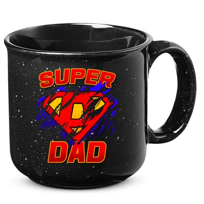 Super Dad Ripped Logo 15oz Campfire Ceramic Mug