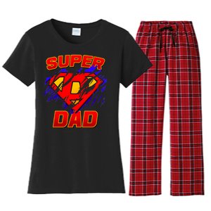 Super Dad Ripped Logo Women's Flannel Pajama Set