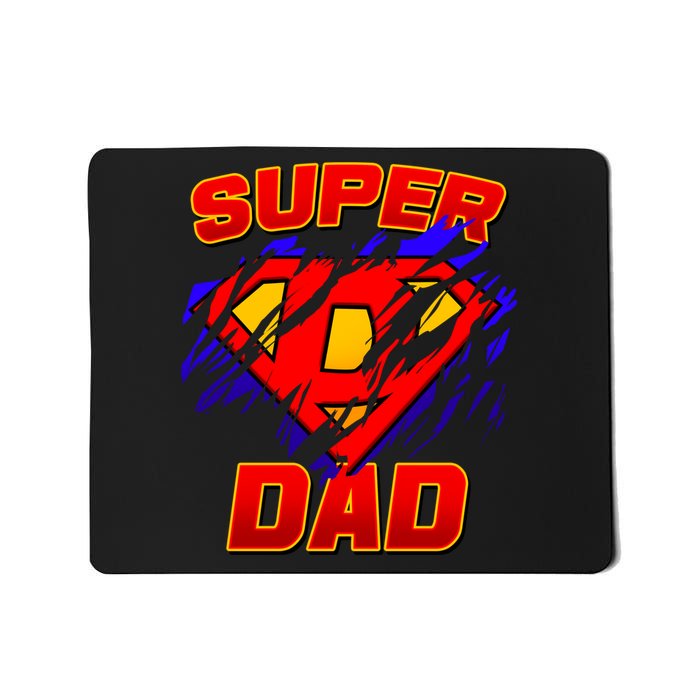 Super Dad Ripped Logo Mousepad