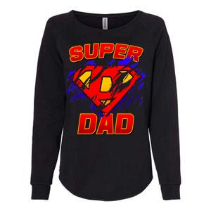 Super Dad Ripped Logo Womens California Wash Sweatshirt