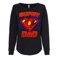 Super Dad Ripped Logo Womens California Wash Sweatshirt