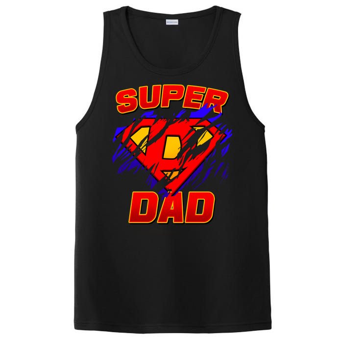 Super Dad Ripped Logo PosiCharge Competitor Tank