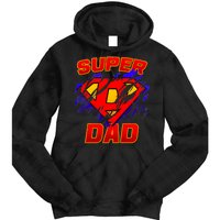 Super Dad Ripped Logo Tie Dye Hoodie