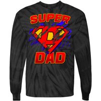 Super Dad Ripped Logo Tie-Dye Long Sleeve Shirt