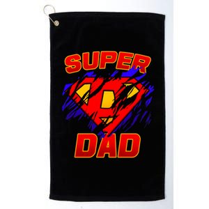 Super Dad Ripped Logo Platinum Collection Golf Towel