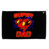 Super Dad Ripped Logo Grommeted Golf Towel