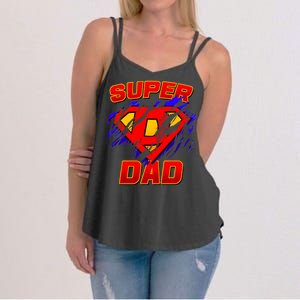 Super Dad Ripped Logo Women's Strappy Tank