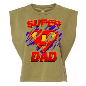 Super Dad Ripped Logo Garment-Dyed Women's Muscle Tee