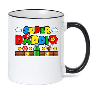 Super Daddio Dad Video Gamer 11oz Black Color Changing Mug