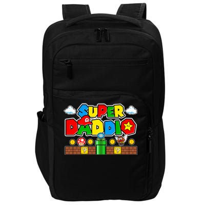 Super Daddio Dad Video Gamer Impact Tech Backpack