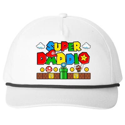 Super Daddio Dad Video Gamer Snapback Five-Panel Rope Hat