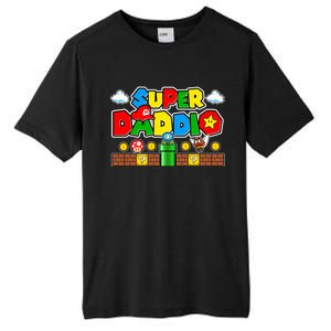 Super Daddio Dad Video Gamer Tall Fusion ChromaSoft Performance T-Shirt