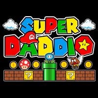 Super Daddio Dad Video Gamer Flatbill Hat