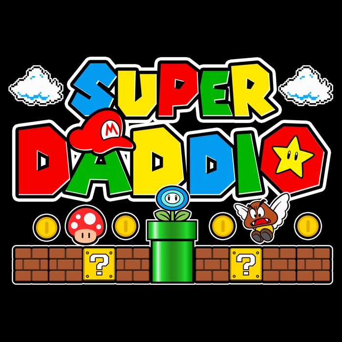 Super Daddio Dad Video Gamer Flatbill Hat