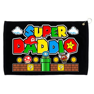 Super Daddio Dad Video Gamer Grommeted Golf Towel