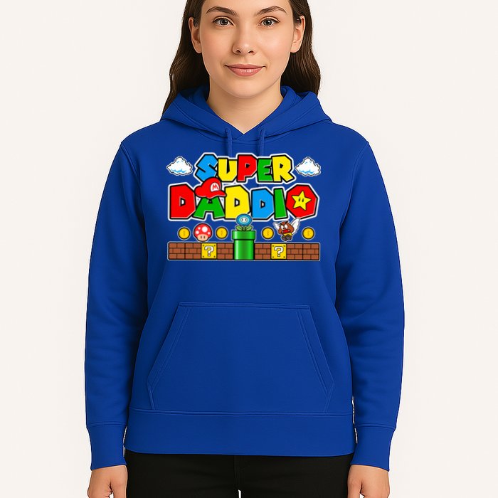 Super Daddio Dad Video Gamer Hoodie