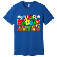 Super Daddio Dad Video Gamer Premium T-Shirt