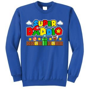 Super Daddio Dad Video Gamer Tall Sweatshirt