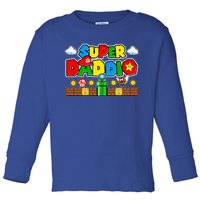 Super Daddio Dad Video Gamer Toddler Long Sleeve Shirt