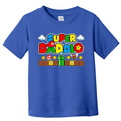 Super Daddio Dad Video Gamer Toddler T-Shirt