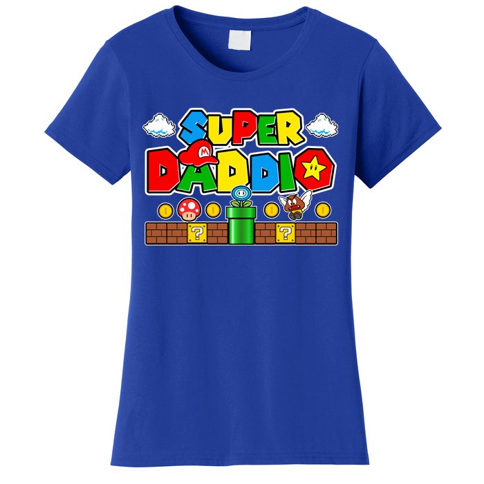 Super Daddio Dad Video Gamer Women's T-Shirt