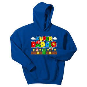 Super Daddio Dad Video Gamer Kids Hoodie