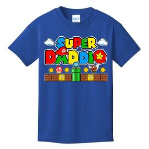 Super Daddio Dad Video Gamer Kids T-Shirt