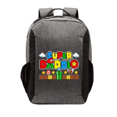 Super Daddio Dad Video Gamer Vector Backpack