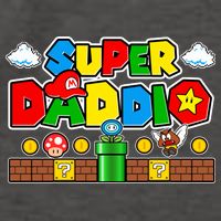 Super Daddio Dad Video Gamer Vector Backpack