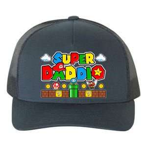 Super Daddio Dad Video Gamer Yupoong Adult 5-Panel Trucker Hat