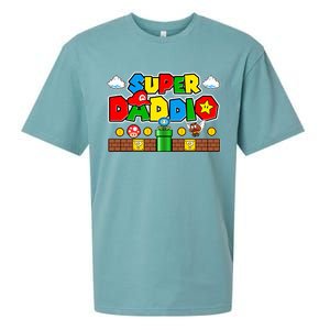 Super Daddio Dad Video Gamer Sueded Cloud Jersey T-Shirt