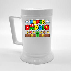 Super Daddio Dad Video Gamer Beer Stein