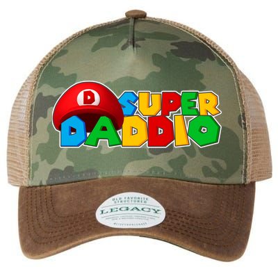 Super Daddio Gamer Dad Legacy Tie Dye Trucker Hat