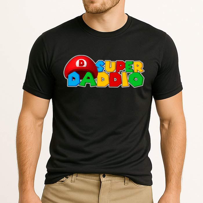 Super Daddio Gamer Dad Cooling Performance Crew T-Shirt
