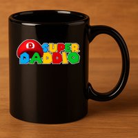 Super Daddio Gamer Dad 11oz C Handle Ceramic Mug