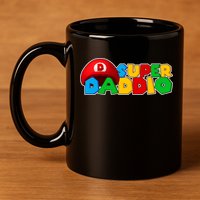 Super Daddio Gamer Dad 11oz C Handle Ceramic Mug