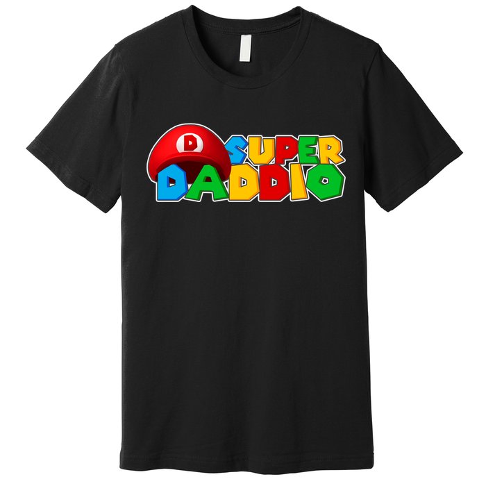 Super Daddio Gamer Dad Premium T-Shirt