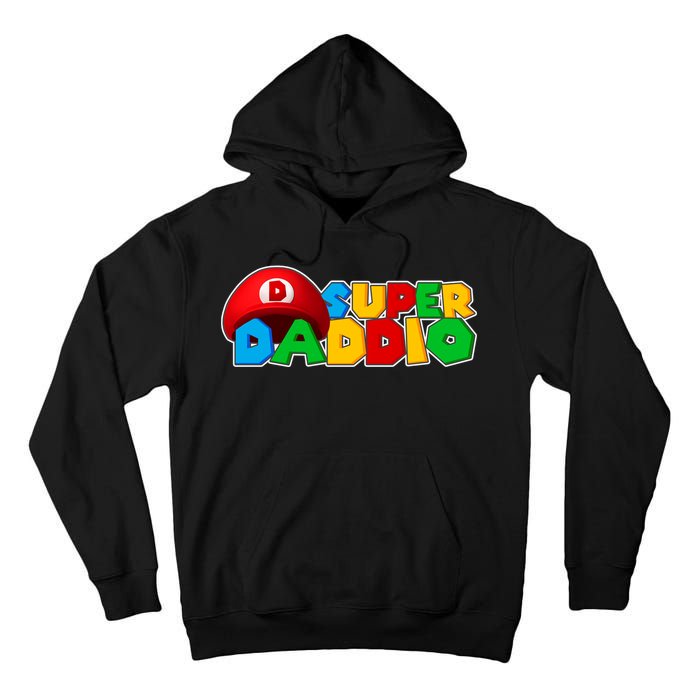 Super Daddio Gamer Dad Tall Hoodie