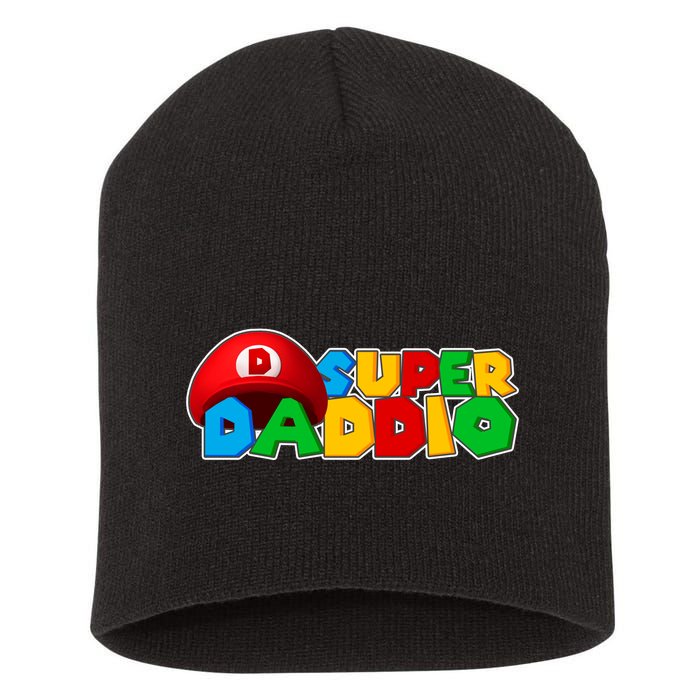 Super Daddio Gamer Dad Short Acrylic Beanie