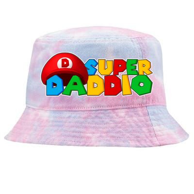 Super Daddio Gamer Dad Tie-Dyed Bucket Hat