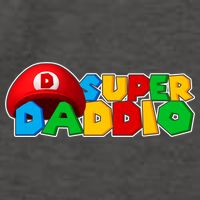 Super Daddio Gamer Dad Vector Backpack