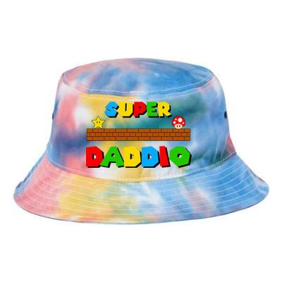 Super Daddio Retro Video Game Tie Dye Newport Bucket Hat