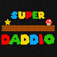 Super Daddio Retro Video Game Ladies PosiCharge Tri-Blend Wicking Tank