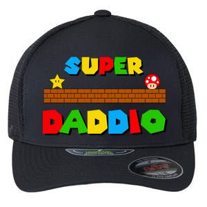 Super Daddio Retro Video Game Flexfit Unipanel Trucker Cap