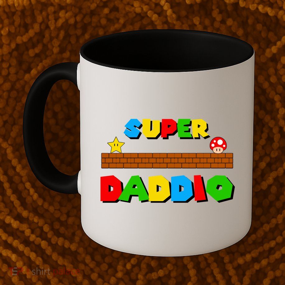 Super Daddio Retro Video Game Mug
