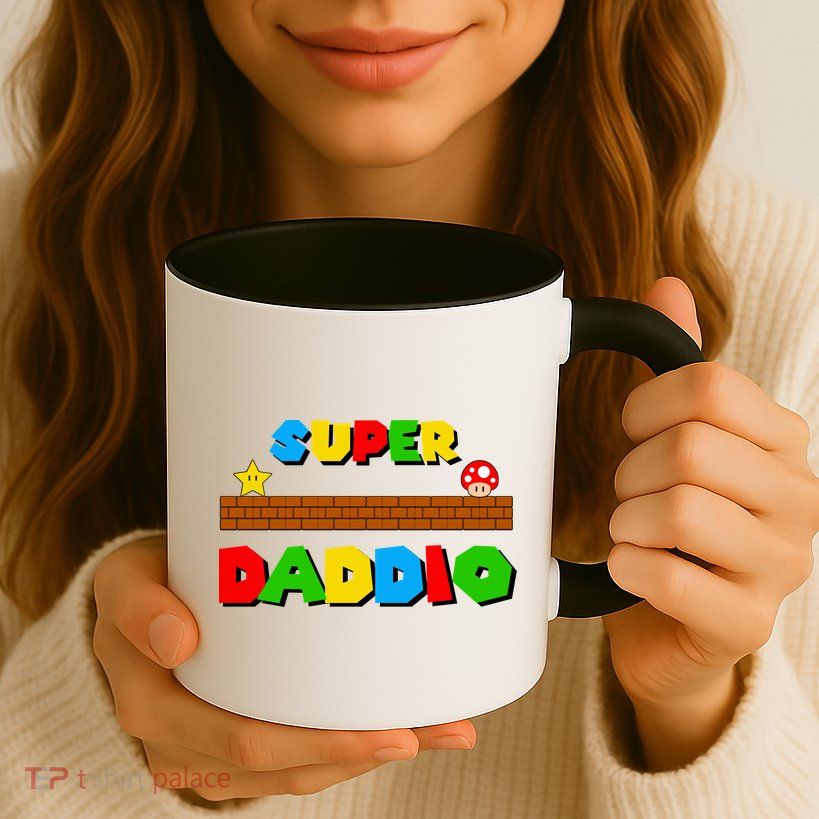 Super Daddio Retro Video Game Mug