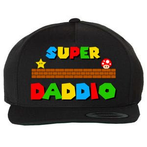 Super Daddio Retro Video Game Wool Snapback Cap