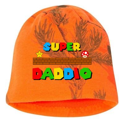 Super Daddio Retro Video Game Kati - Camo Knit Beanie