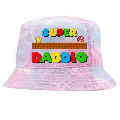 Super Daddio Retro Video Game Tie-Dyed Bucket Hat